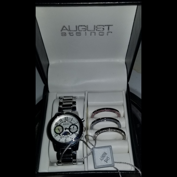 August Steiner Accessories Bnwt August Steiner Watch Poshmark